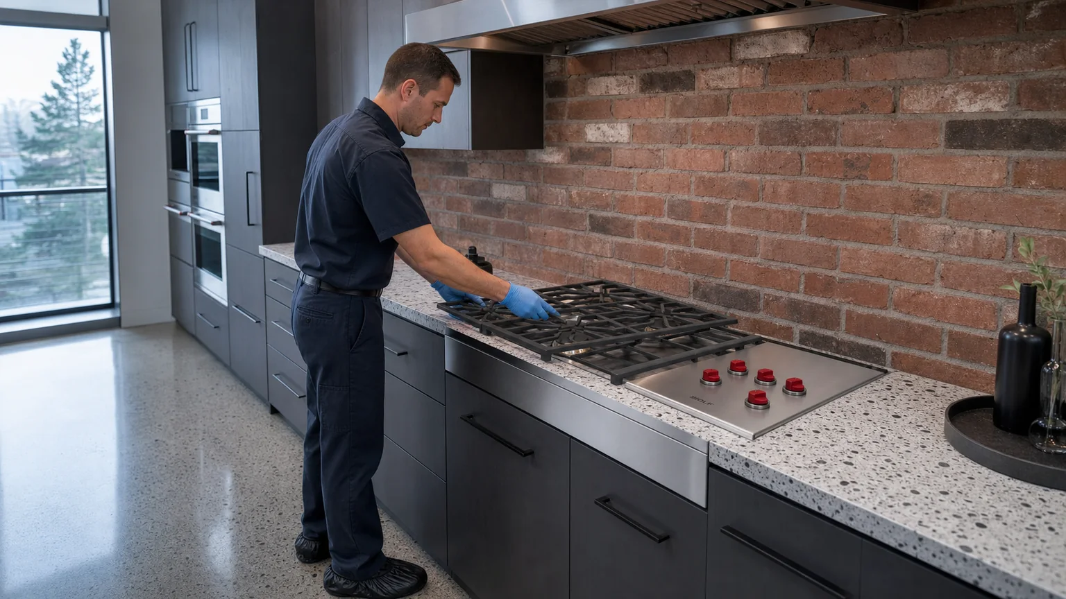 Professional cooktop service