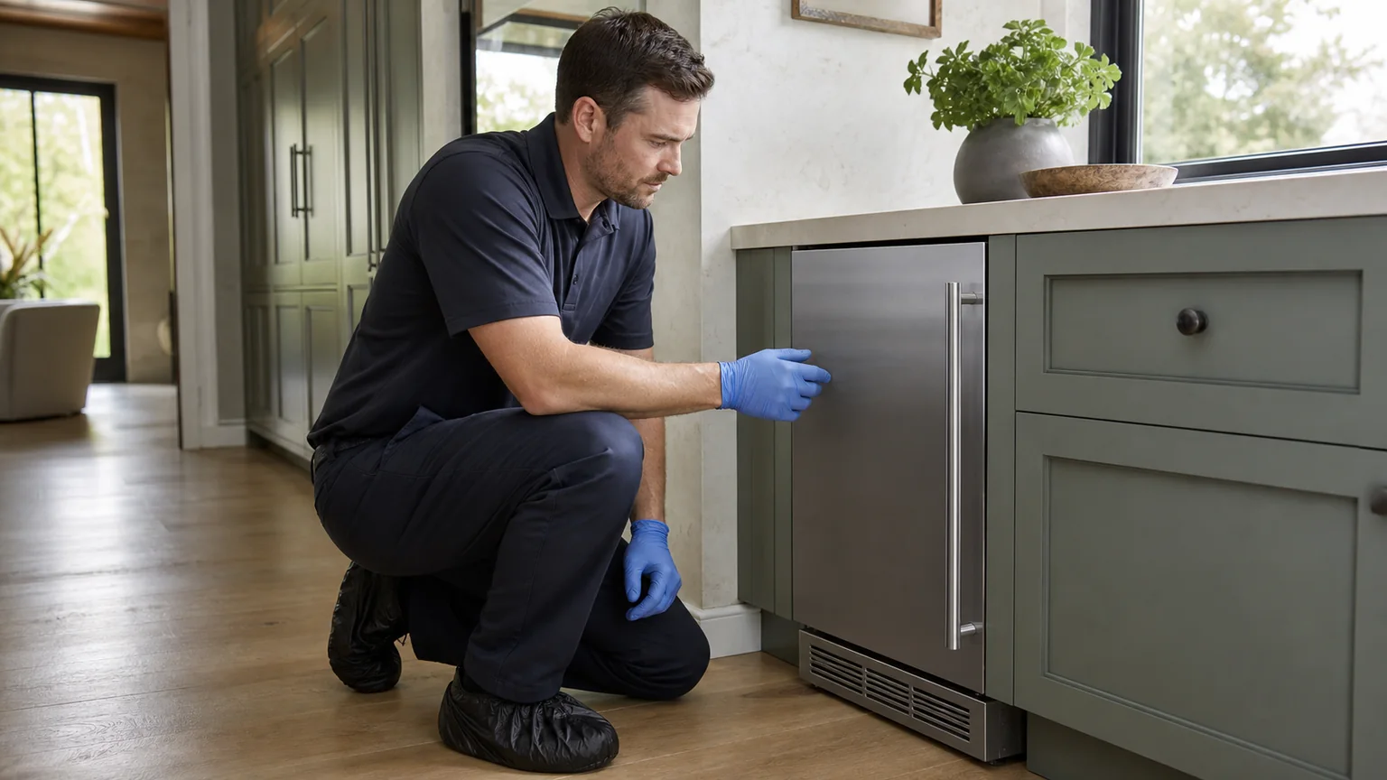 Undercounter ice-maker service